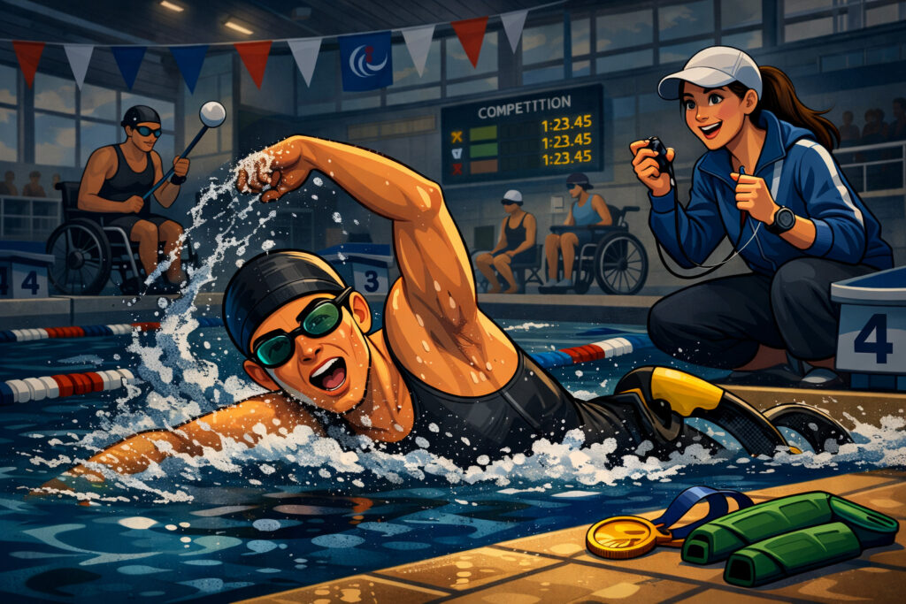 Natation handisport tout savoir sur cette discipline accessible et exigeante